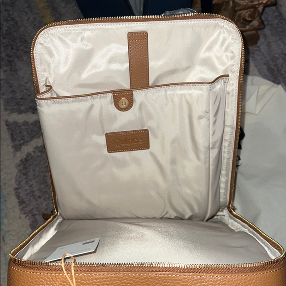 Quince Tan Italian Leather Backpack - Picture 4 of 5